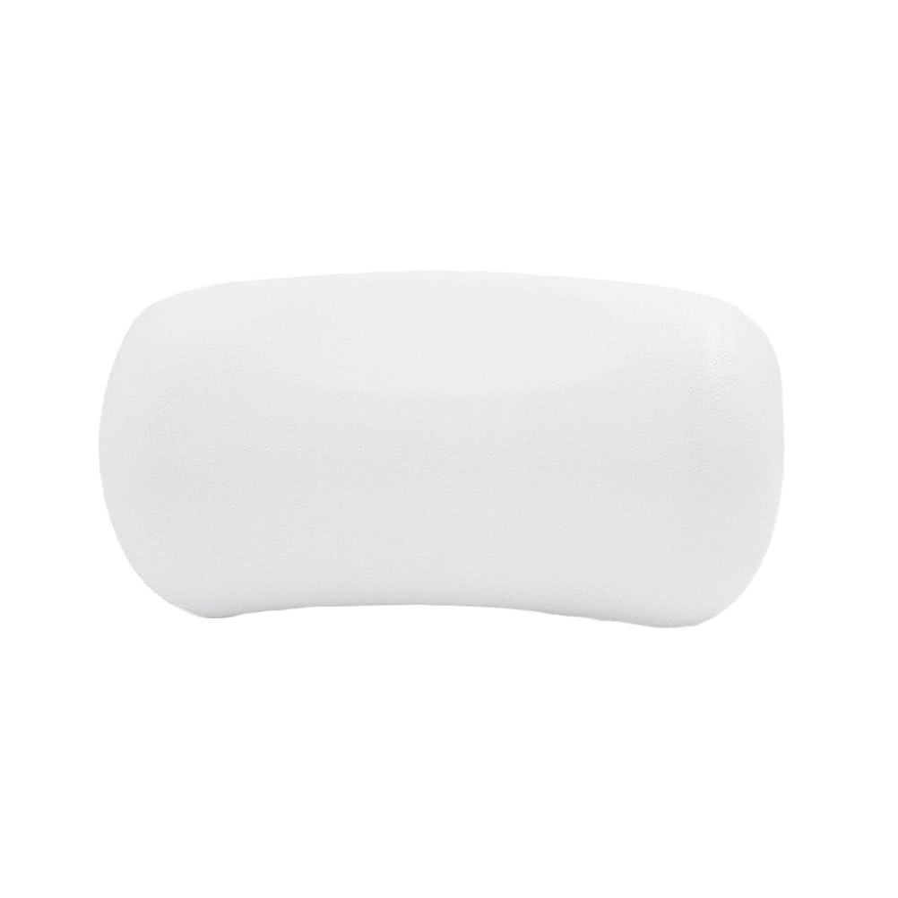 Minkissy Waterproof PU Bathtub Pillow with 7 Strong Suction Cups Ergonomic Bath Neck & Head Support Cushion for Hot Tub, Spa & Home Use Fits All Bathtub Sizes