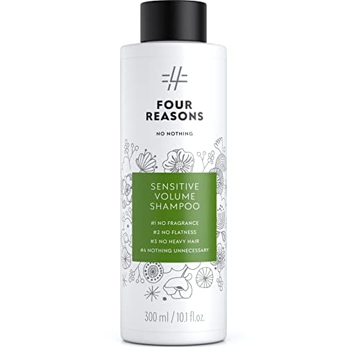 No nothing Sensitive Volumizing Shampoo - Fragrance Free - Hypoallergenic, Vegan, Paraben Free - Unscented Volume Shampoo for Sensitive Scalp and Skin ? 10.15 oz