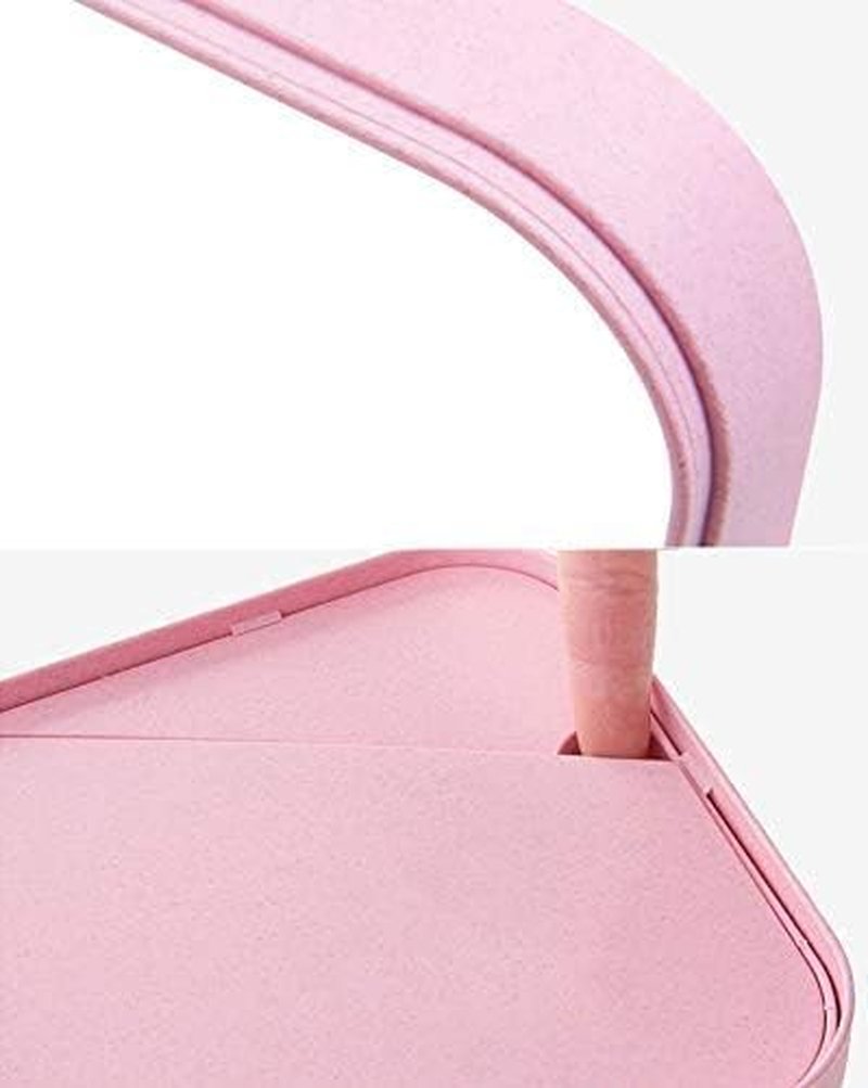 Foldable Makeup Mirror - Portable Square Design with Stand | Ideal for Women - Beige