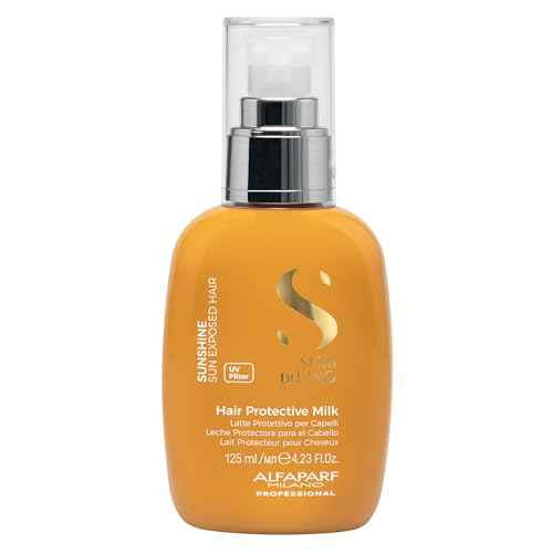 ALFAPARF MILANO Semi di Lino Sunshine Protective Hair Milk - Leave-in Treatment with UV filter - Moisturizing Treatment for Sun Exposed Hair - Hair Detangler - For Soft, Shiny, Lightweight Hair