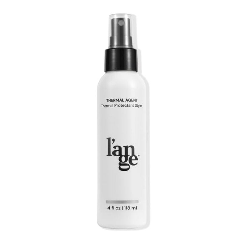 L'ANGE HAIR Thermal Agent Heat Protectant Spray - 450°F Protection for Frizz Control & Shine | Lightweight & Non-Greasy, 4 fl oz