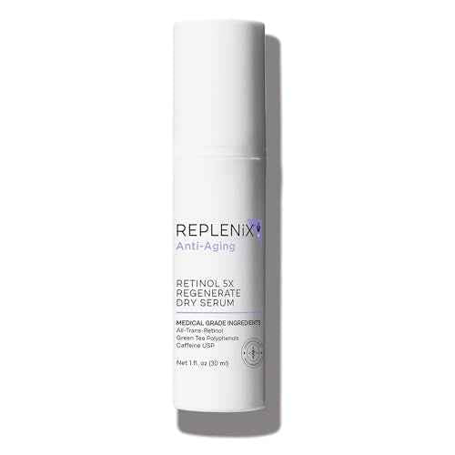 Replenix Anti-Aging Retinol Regenerate Dry Serum, Medical-Grade Quick-Drying Face Serum for Mature Skin (1 fl. oz)