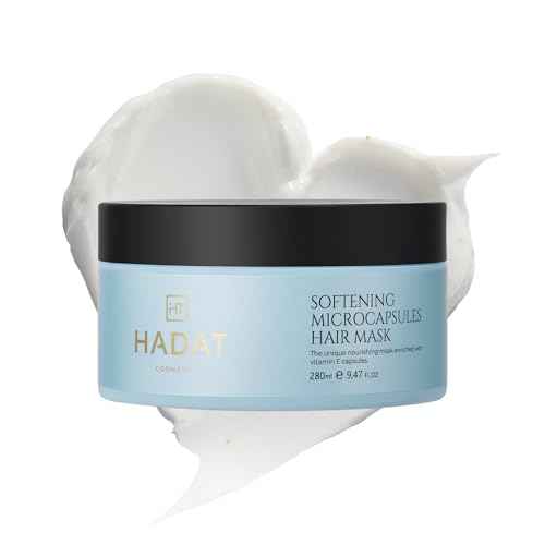 HADAT Softening Microcapsule Express Hair Mask ? Professional Smoothing Hair Treatment ? Salon Lamination ? Deep Repair ? Anti-Frizz ? Moisturizing ? Curly Frizzy Damaged Hair, 9.47 Fl Oz