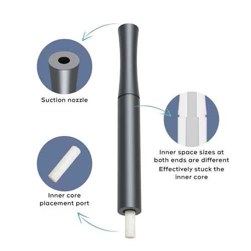 Quit Bad Habit Flavored Air Device, Refreshing Refresh,Natural Plant Extract, Upgraded Version,Aluminum-0409-01