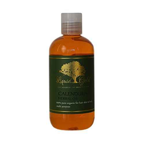 Liquid Gold Inc - 8 oz - Premium Calendula Herbal Infused Oil - Pure Natural Organic Skin Hair Body Care