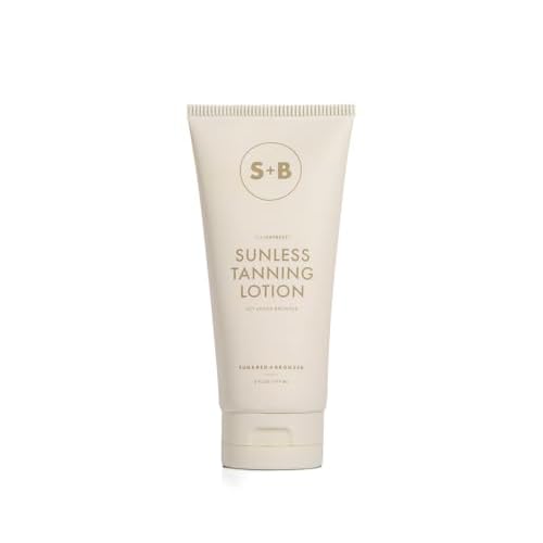 SUGARED + BRONZED Sunless Tanning Lotion ? No Bronzer, FlexExpress, Hydrating Self-Tanner for Face & Body, Natural Glow, Lightweight, Long-Lasting Tan, Suits All Skin Tones (6 Fl Oz)