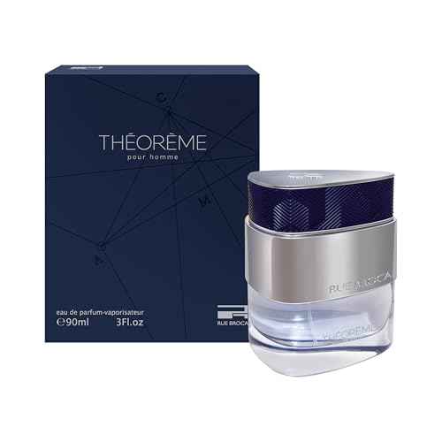 Rue Broca Theoreme Eau de Parfum Spray For Men, 3.0 Fl. Oz ? Bold and Masculine Fragrance with Citrus, Amber, and Patchouli