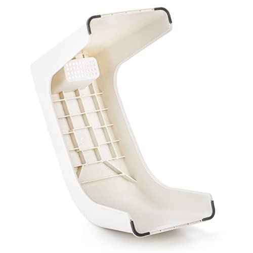 Hedume 2 Pack Shower Foot Rest, Easy Pedicure Foot Rest Stand, Shower Foot Stool for Shaving Legs, Bathing, Manicure, Non-Slip, Built-in Storage