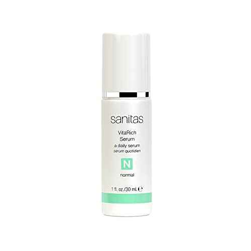 Sanitas Skincare VitaRich Serum, Hydrating, Reparative Serum, Multivitamin Blend, Vegan Squalane, 1 Ounce