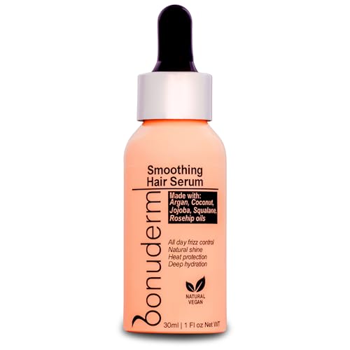 Hair Oil for Frizzy, Damaged, Dry Hair | Hydrating, Lightweight, Vegan & Natural Hair Oil | Tames Frizz, Adds Shine, Softness, Conditioning & Heat Protectant for All Hair Types