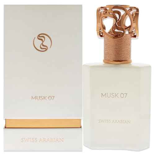 Swiss Arabian Musk 07 - Luxury Products From Dubai - Long Lasting And Addictive Personal EDP Spray Fragrance - A Seductive Signature Aroma - 1.7 Oz