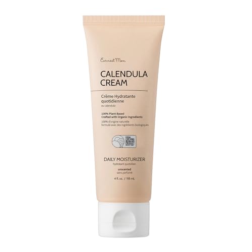 Calendula Cream | Face Moisturizer for Sensitive, Dry Skin | With Cica & Ceramide for Skin Barrier Repair & Hydration | 100% Plant Based
