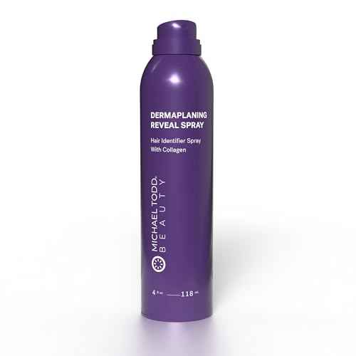 Michael Todd Beauty - Sonicsmooth Hair Identifier Spray - Radiance Reveal Mist - For Face Shaving & Dermaplaning - Highlights Peach Fuzz -Collagen-Infused - Nourish & Smooth Skin -All Skin Types -4oz