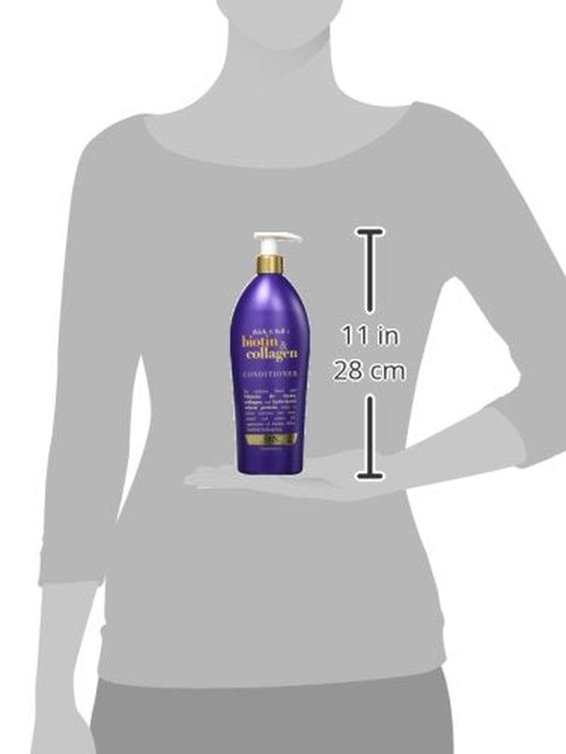 OGX Biotin & Collagen Conditioner - Nourishing Salon Size 25.4 Oz | Paraben & Sulfate Free