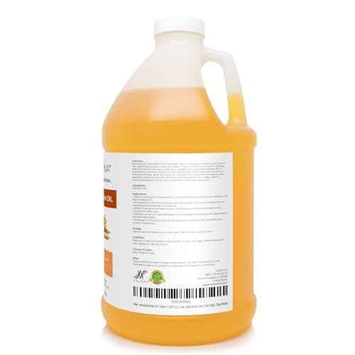 velona Rice Bran Oil 1 Gallon / 128 Fl Oz | 100% Pure and Natural Carrier Oil | Refined, Expeller Pressed | Cooking, Face, Hair, Body & Skin Care | Use Today - Enjoy Results