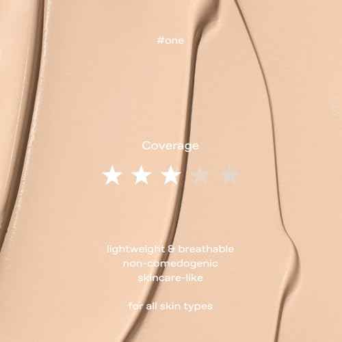 glow breathable blemish balm #one | medium-coverage bb cream & tinted moisturizer | skincare-like finish with green tea leaf water infusion | healthy radiant non-comedogenic | 1 fl oz