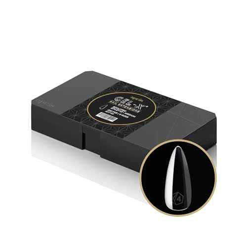 Apres Gel-X¢ç Sculpted Stiletto Medium Tip Box | 500pc Gel-X Tips, 11 Sizes 00-9, Premium Quality