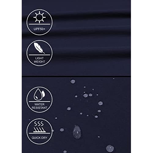 GymBrave Women's Hiking Cargo Pants Quick Dry Outdoor Camping Capris Water Resistant UPF 50 with Zipper Pockets