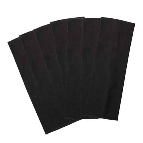 7 PCS Black Headbands for Women Cotton Non Slip Hair Bands Sweat Thick Headband Hair Accessories