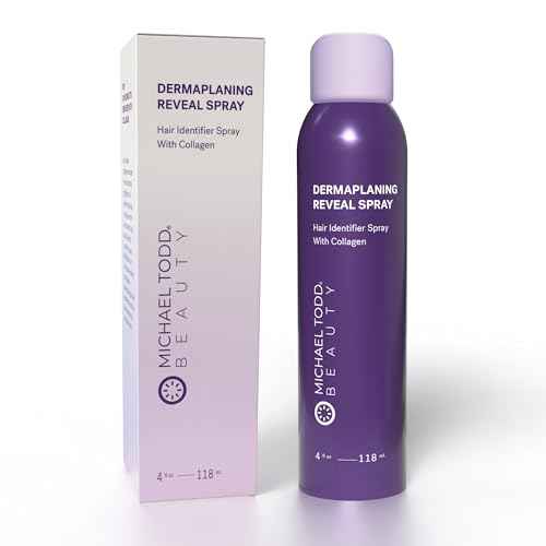 Michael Todd Beauty - Sonicsmooth Hair Identifier Spray - Radiance Reveal Mist - For Face Shaving & Dermaplaning - Highlights Peach Fuzz -Collagen-Infused - Nourish & Smooth Skin -All Skin Types -4oz