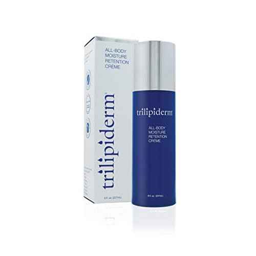 Trilipiderm All-Body Moisture Retention Cr?me ? 2-PACK of 8 Ounce Airless Pump Bottles ? Plant-Based All-Day Lightweight Hydration for Body and Face, Meadowfoam, Lipid Replacement