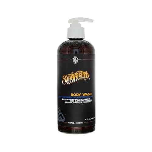 Suavecito Men's Body Wash 16 oz. Exfoliating Deep Cleaning Showering Original Fragrance