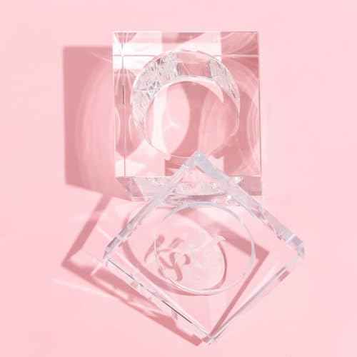 KIARA SKY Professional Nails Spill-Proof Dappen Dish with Lid for Holding Acrylic Liquid Monomer - Clear