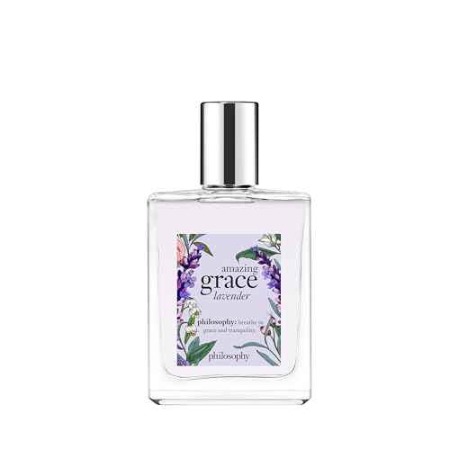 philosophy amazing grace lavender eau de toilette - delicate & enchanting women's perfume - with notes of berries & musk - long lasting fragrance