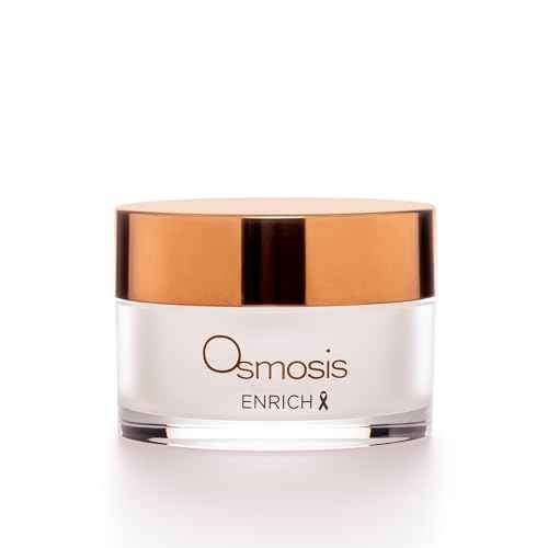 OSMOSIS ENRICH Smoothing Face & Neck Intensive Night Repair Cream Moisturizer with Chirata and Fruit Oils, 1 Oz