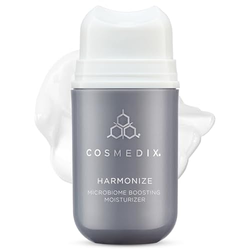 COSMEDIX Harmonize Microbiome Boosting Moisturizer - Ultra-Light Prebiotic Facial Skin Care Products for Softer, Smoother & Vibrant-Looking Skin - Face Lotion for All Skin Types