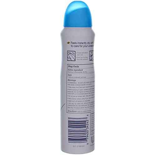 Dove Dry Spray Antiperspirant, Nourished Beauty 3.80 oz (Pack of 9)