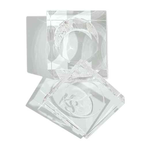 KIARA SKY Professional Nails Spill-Proof Dappen Dish with Lid for Holding Acrylic Liquid Monomer - Clear