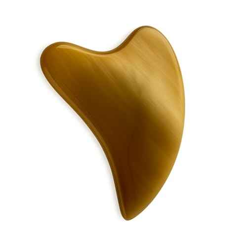 Gua Sha, Gua Sha Facial Tools, Guasha Tool for Face, Face Massager Tool, Hornheart Gua Sha for Puffiness, Facial Gua Sha Massage for Rejuvenated Skin, Anti-Aging, Effective Wrinkle Reduction