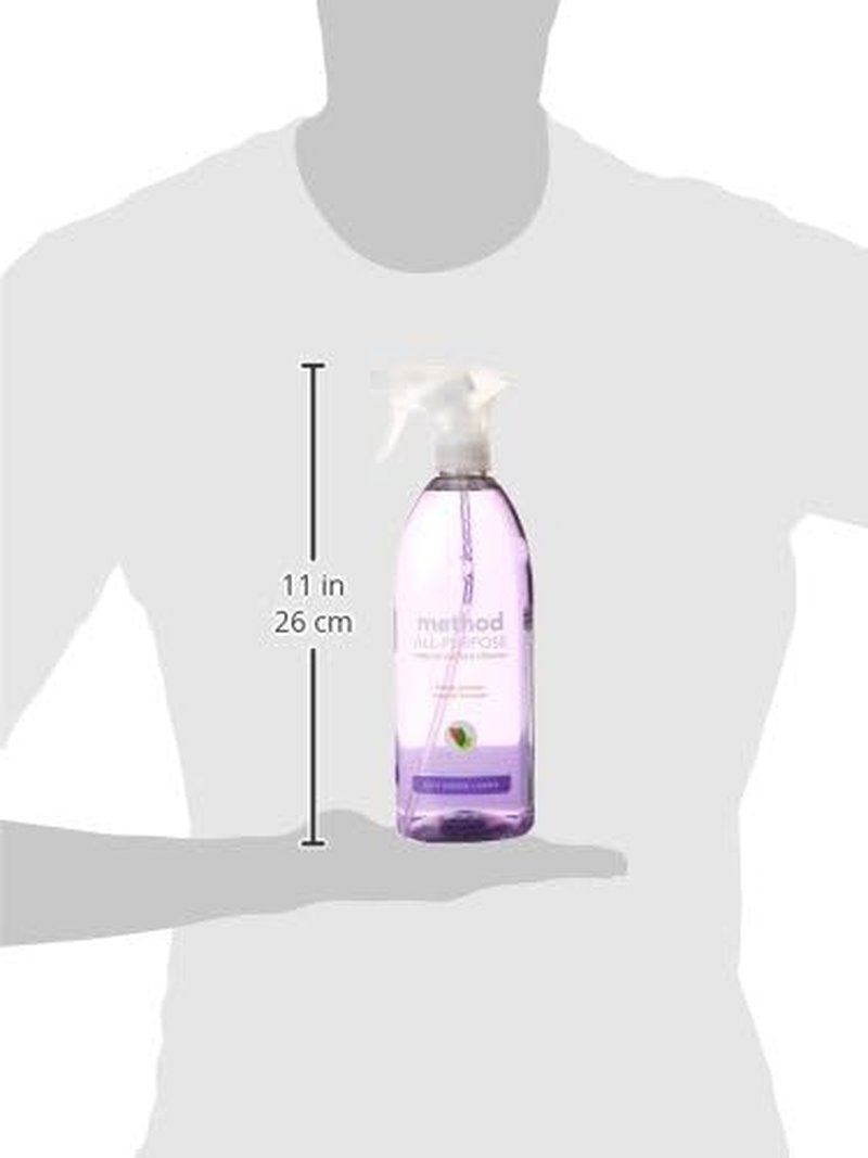 Method All-Purpose Cleaner Spray - French Lavender Scent | Ideal for Counters & Tiles, 28 Fl Oz (Pack of 2)