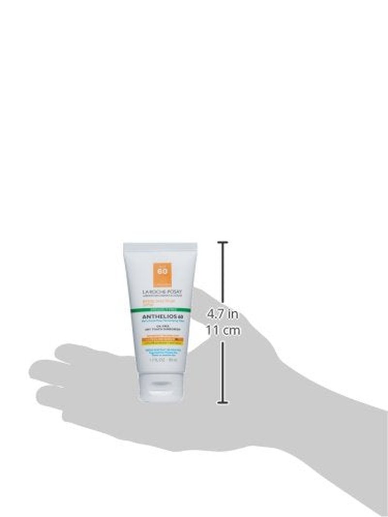 La Roche-Posay Anthelios Clear Skin Sunscreen - SPF 60, Oil-Free, Non-Greasy, Travel Size | Broad Spectrum Protection