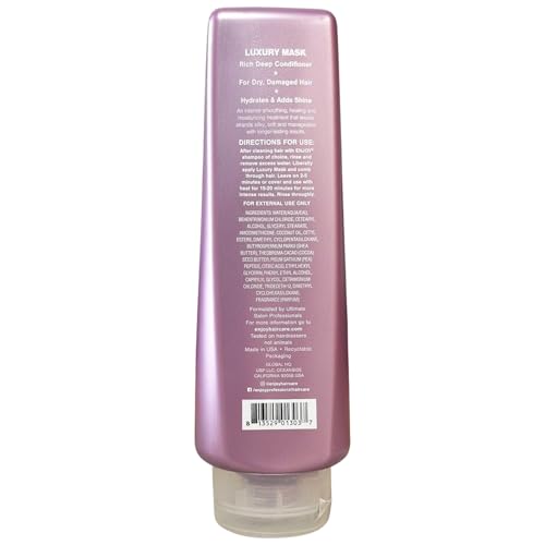 Enjoy Hair Care Luxury Mask, Hair Conditioner For Damaged Hair - 8 oz. / 237 g