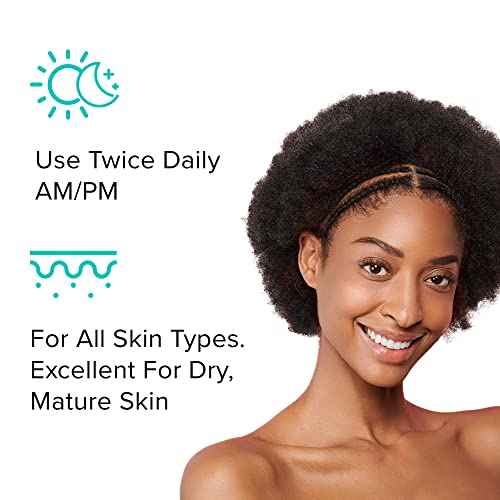 ClarityRx Feel Better Hyaluronic Acid Face Moisturizer, Natural Plant-Based Moisturizing Cream with Jojoba Oil & Hyaluronic Acid for Hydration, Smooths Dry, Aging Skin, Paraben & Cruelty Free
