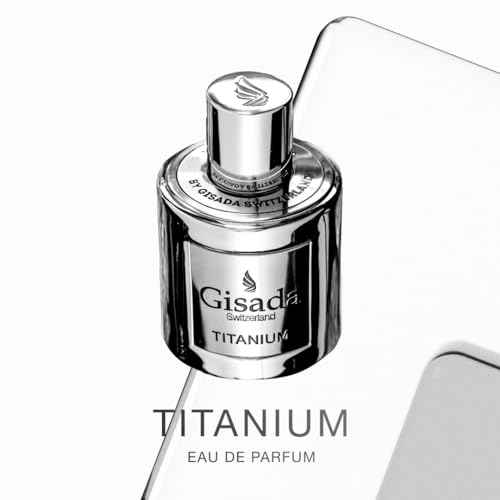 Gisada Switzerland - Titanium | Eau de Parfum for Men | 1.7 fl oz (50ml) | Spicy, Amber, Warm, and Woody Notes | Long-Lasting Scent | Perfume & Cologne