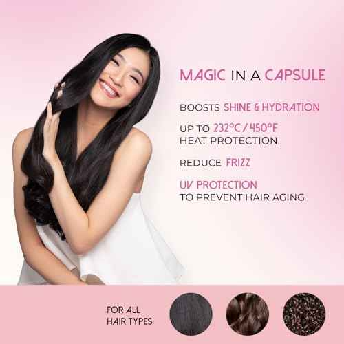 Ellips Hair Oil Hair Treatment, 50 Capsules - Hair Oil & Heat Protectant for Frizzy Hair - Support Healthy Shiny Hair