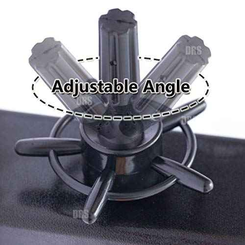 2Pcs Mannequin Head Clamp Stand with Clip Sturdy and Durable Wig Head Clamp Stand Adjustable Angle for Wigs Making Styling and Cosmetology Hairdressing Training Seat Back Clamp (Black)