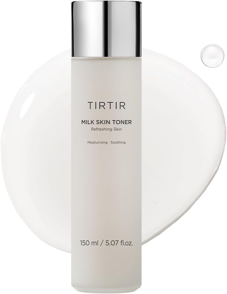TIRTIR Milk Skin Rice Toner - Deeply Hydrating & Refreshing Formula with Niacinamide | 150ml / 5.07 fl. oz.