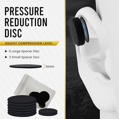 MagnetRX¢ç Cauliflower Ear Magnets ? 8 Multi?Size Magnets & Spacer with Case ? Compression Ear Magnet for Cauliflower Draining, Pressure Earring for Keloids, BJJ, Wrestling & MMA Treatment & Prevention