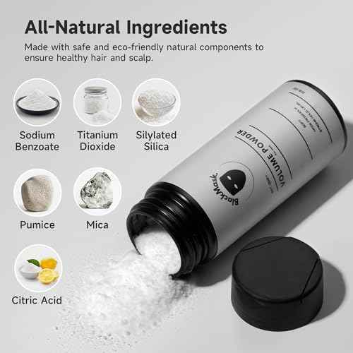 Texture Powder for Men, Easy to Apply - Instantly Adds Texture & Volume, All-Natural Ingredients, Strong Hold, Hair Powder for Men (Pack of 2)