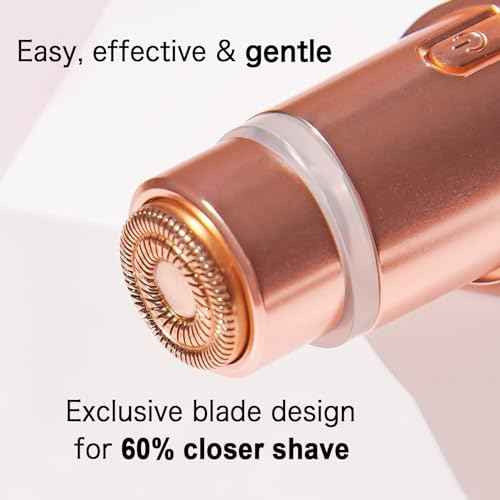 Generation 3 Replacement Heads for New Version Flawless Finishing Touch Facial Hair Remover, 5 Pack