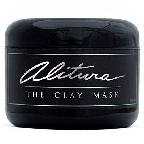 Alitura Clay Face Mask ? Exfoliating, Hydrating & Anti-Aging Facial Mask with Vitamin C & Pearl Powder ? Pore Cleansing Face Mask for Acne, Blackheads & Glowing Skin ? 7.1 oz