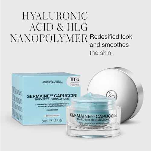 Germaine de Capuccini - Timexpert Hydraluronic I Hyaluronic Acid - Plumping Moisturising Cream Rich Sorbet I Anti-Aging Face Cream - Dehydrated, normal to dry skin - 1.70 oz