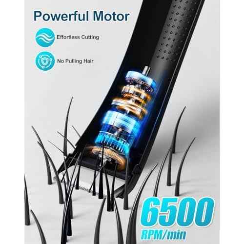 Body Hair Trimmer, LED Display, 6500 RPM Motor Manscaper for Men, 3 Adjustable Combs, USB & Dock Charging, IPX7 Waterproof Body Hair Groomers, Wet or Dry Use for Groin/Legs/Chest