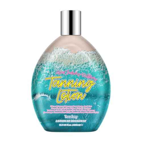 Tanning Bed Lotion Accelerator, Indoor Tanning Lotion For Tanning Beds Bronzer, Bronzing Sunbed Tanning Cream For Outdoor Sun, DHA Free, 13.5oz