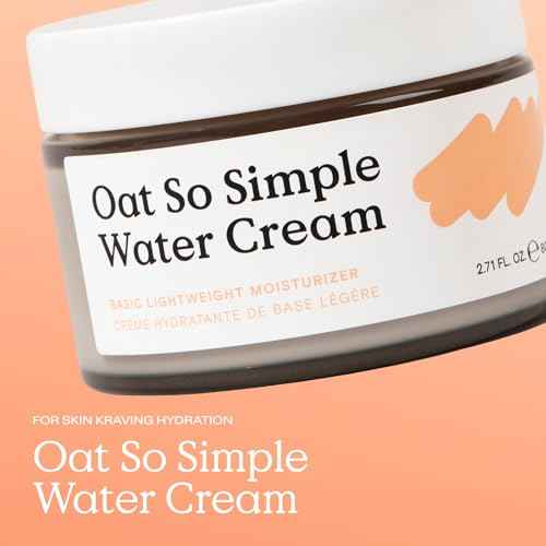 KraveBeauty Oat So Simple Water Cream ? Korean-Inspired Daily Moisturizer, Hydrating & Soothing, Oat & Squalane, Vegan & Cruelty-Free, 2.7 fl oz
