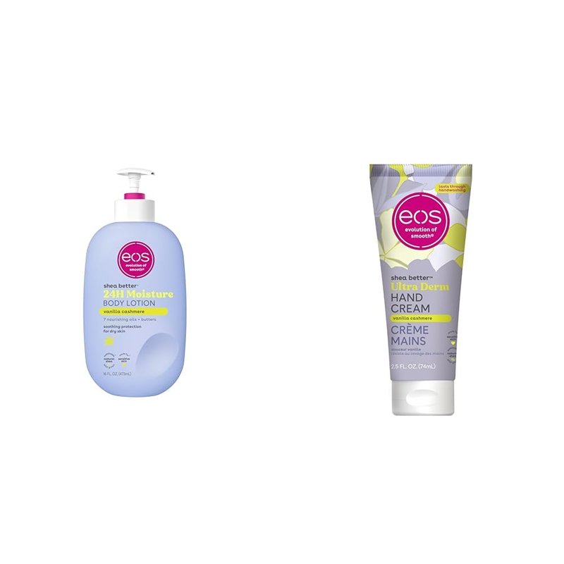 Bundle of eos Shea Better Vanilla Cashmere- Body Lotion + Hand Cream